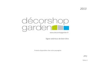 Catalogue Decorshop Garden PP1