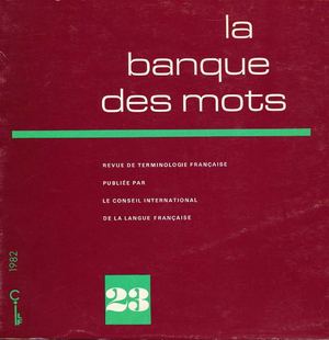 La banque des mots -1982-23 et 24
