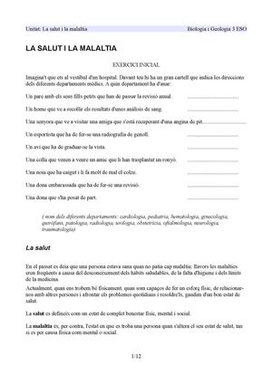 La salut i la malaltia