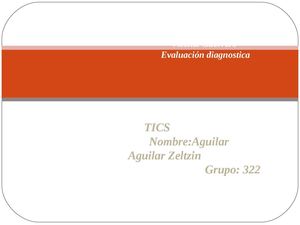 evaluacion diagnostica