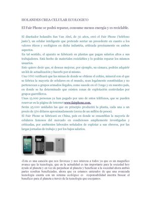holandes crea celular ecologico