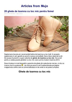 Ghete de toamna cu toc mic