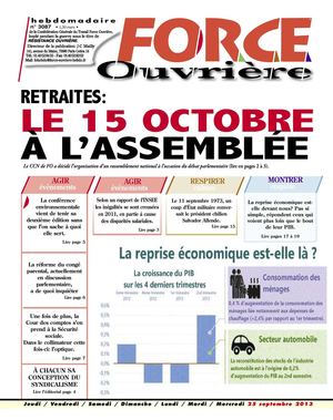 Force Ouvrière hebdomadaire n°3087