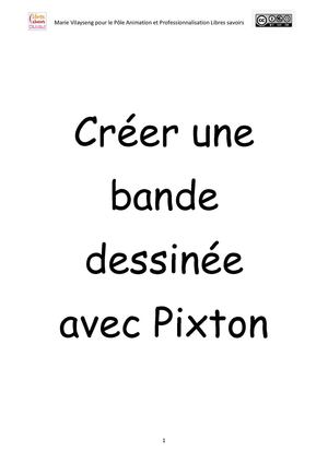 Créer une BD avec Pixton