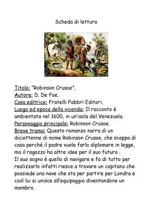 Robinson Crusoe (Francesca)