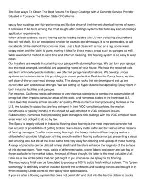 Epoxy Coatings Solutions--330