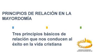 Principios de Relación en la Mayordomía