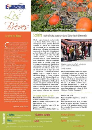 Brèves de Valleiry - automne 2013