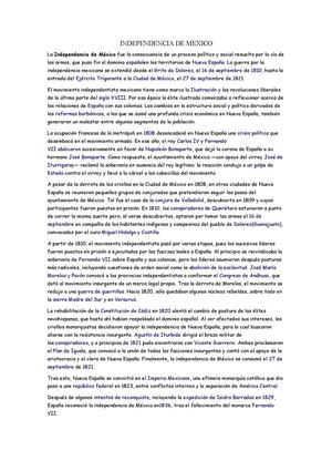 Independencia de Mexico