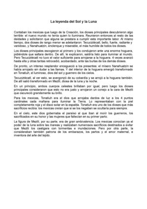 Porque el Sol y la Luna nunca estan juntos. (Mexicas)