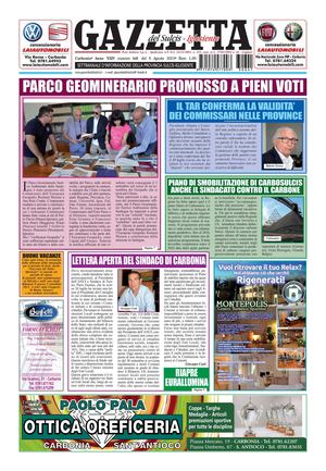 Gazzetta del Sulcis Iglesiente N° 641 del 08 Agosto 2013 