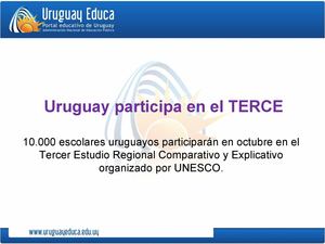 Uruguay participa en Terce