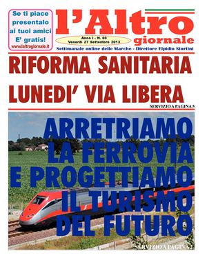 l'Altro giornale n. 60 del 27 Settembre 2013