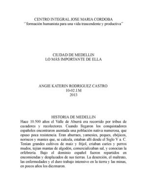 CENTRO INTEGRAL JOSE MARIA CORDOBA