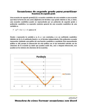 Ecuaciones de Segundo Grado Mecatrónica 1.7 UTSLP