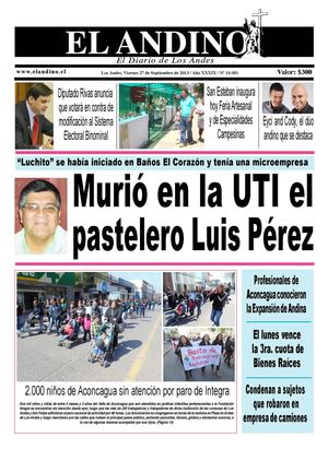 Diario El Andino - Viernes 27 de Septiembre de 2013