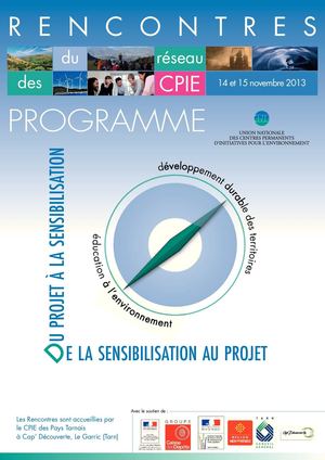Programme des Rencontres du réseau des CPIE - 14 et 15 nov. 2013