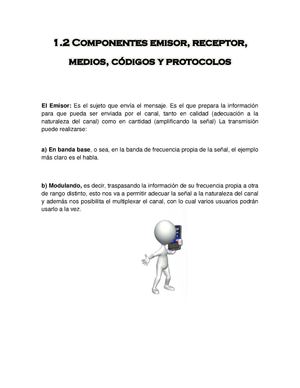 1.2 !!!!! Emisor,Receptor, Medios, Codigos y Protocolos !!!!