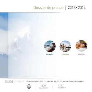 Dossier de presse MGM Groupe 2013-2014