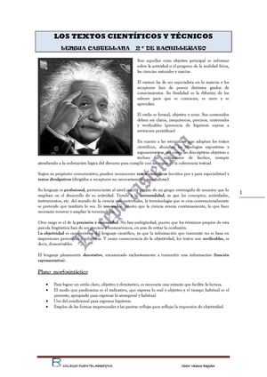 Textos científicos y técnicos