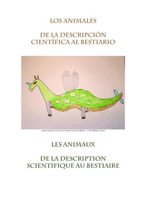 Les animaux: De la description scientifique au bestiaire