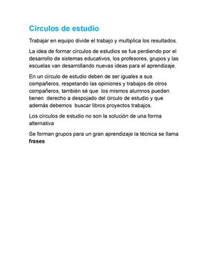 Círculos de estudio