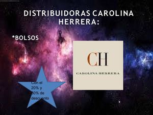 CATALO DISTRIBUIDORAS CAROLINA HERRERA