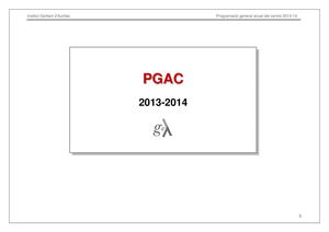 PGAC 2013-2014