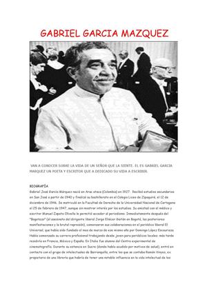 Gabriel Garcia Marquez 