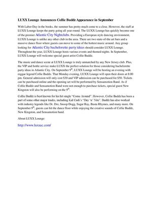 atlantic city nightclubs (Luxx nightclub in Atlantic City)