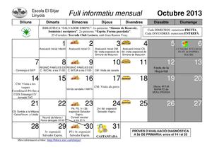Full informatiu octubre 2013