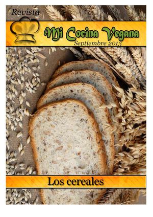 Mi cocina vegana nº 5 - Los cereales