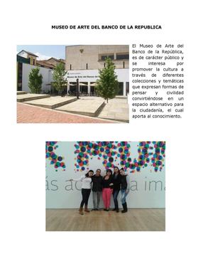 Museo de Arte - Banco de la Republica