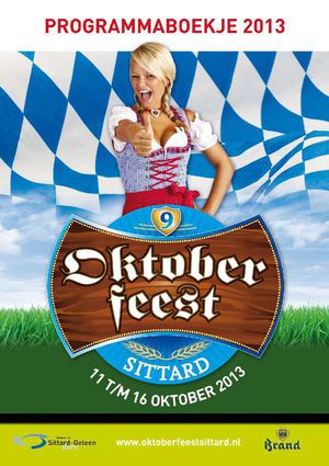 Programmaboekje Oktoberfeest Sittard 2013