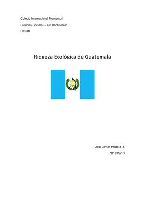 Ecología de Guatemala