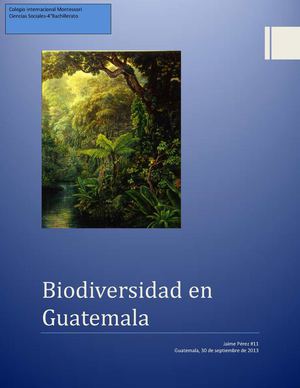 Revista electrónica de Biodiversidad de Guatemala