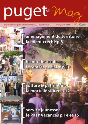 Bulletin municipal n°22 - Puget-Ville