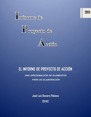 UPEL POSTGRADO INFORME DE PROYECTO DE ACCIÓN