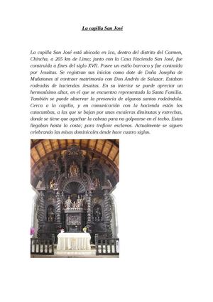 La capilla San José