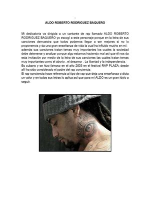 Dedicatoria A Un Grande Del Rap