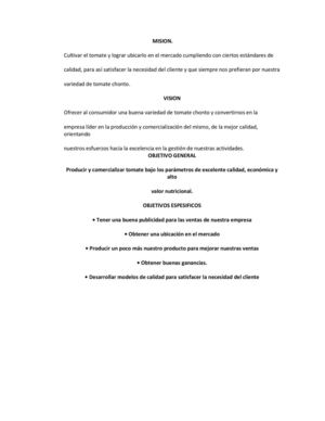 MISIÓN, VISIÓN Y OBJETIVOS  