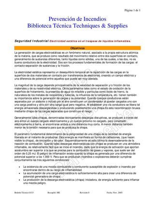 Riesgos de la Electricidad Estatica