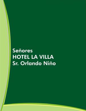 Portafolio Pymes Negocios y Profesionales - HOTEL LA VILLA