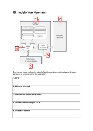 Práctica 4 [El modelo von neumann]