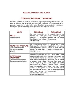 PROYECTO DE VIDA