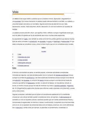 vicio