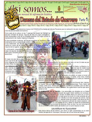 4a. Época No. 4 Danzas del Estado de Guerrero Parte 1