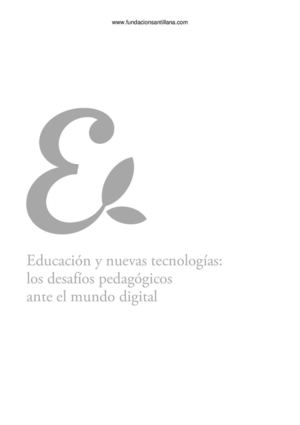 Educacion y nuevas tecnologías
