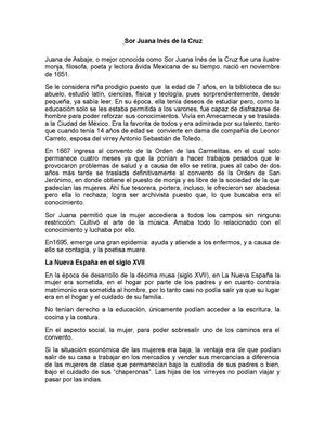 Sor Juana Inés de la Cruz 