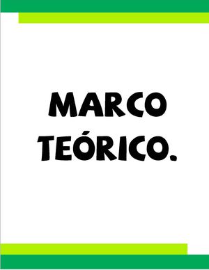 Marco Teorico Hilo Verde